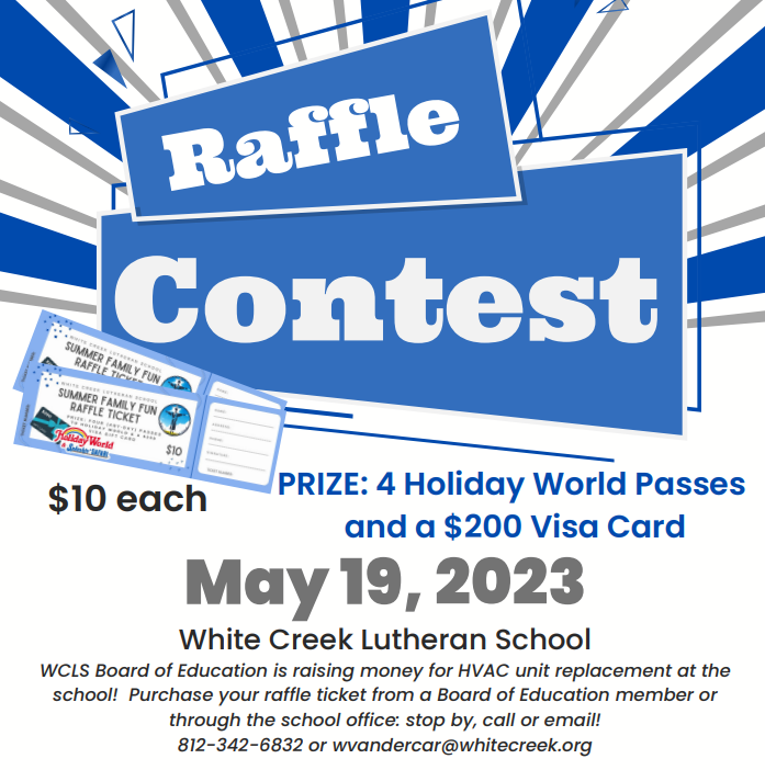 raffle contest poster