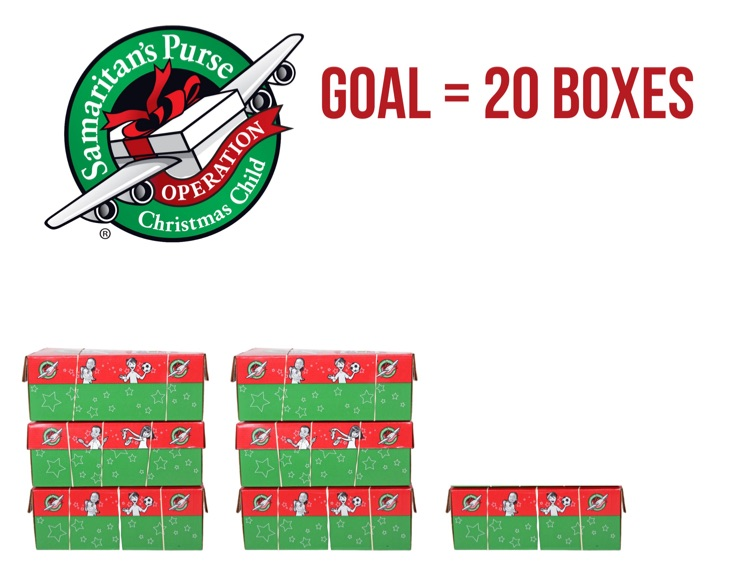 boxes for operation Christmas child